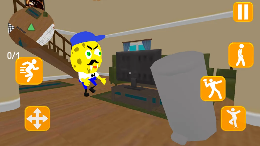 Скачать Neighbor Sponge. Scary Secret Mod APK — Страшные секреты и все уровни — скриншот 5 Скачать Neighbor Sponge. Scary Secret Mod APK — Страшные секреты и все уровни — скриншот 5