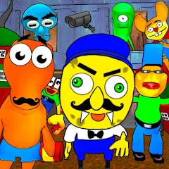 Скачать Sponge Neighbor Escape 3D мод — Открыты все уровни и подсказки