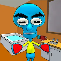 Squid Neighbor. Sponge Escape на телефон — скачать мод: Безлимитные монеты и все уровни открыты