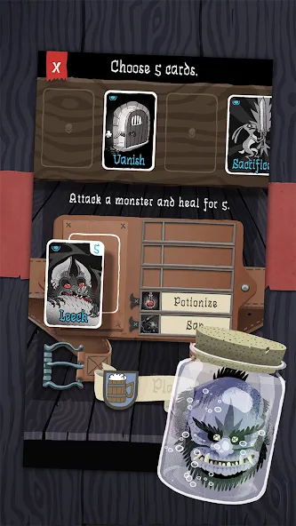Card Crawl взломанный APK — Безлимитные монеты и все карты открыты — скриншот 4