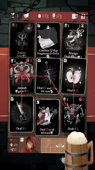Card Crawl Adventure MOD APK скачать на Андроид — Безлимитные карты и ресурсы — скриншот 1 Card Crawl Adventure MOD APK скачать на Андроид — Безлимитные карты и ресурсы — скриншот 1