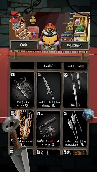 Card Crawl Adventure MOD APK скачать на Андроид — Безлимитные карты и ресурсы — скриншот 5 Card Crawl Adventure MOD APK скачать на Андроид — Безлимитные карты и ресурсы — скриншот 5