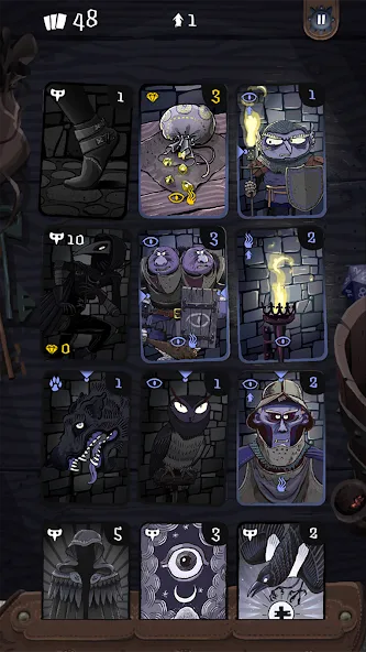 Card Thief взломанный APK — Бесконечные деньги и все карты открыты — скриншот 1