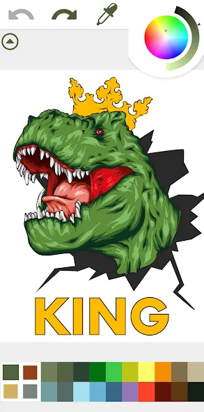 Dinosaurs Coloring Book Dino взломанный APK — Все раскраски разблокированы — скриншот 2 Dinosaurs Coloring Book Dino взломанный APK — Все раскраски разблокированы — скриншот 2