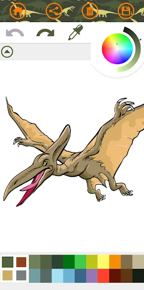 Dinosaurs Coloring Book Dino взломанный APK — Все раскраски разблокированы — скриншот 3 Dinosaurs Coloring Book Dino взломанный APK — Все раскраски разблокированы — скриншот 3