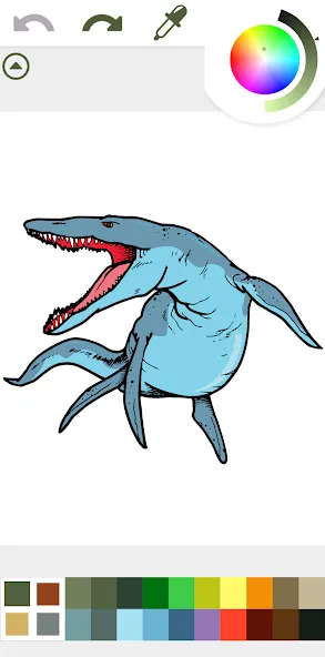 Dinosaurs Coloring Book Dino взломанный APK — Все раскраски разблокированы — скриншот 4 Dinosaurs Coloring Book Dino взломанный APK — Все раскраски разблокированы — скриншот 4