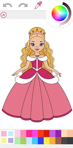 Скачать Princess Coloring Book Game бесплатно — Все раскраски открыты бесплатно — скриншот 1 Скачать Princess Coloring Book Game бесплатно — Все раскраски открыты бесплатно — скриншот 1