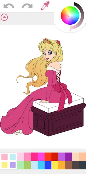Скачать Princess Coloring Book Game бесплатно — Все раскраски открыты бесплатно — скриншот 4 Скачать Princess Coloring Book Game бесплатно — Все раскраски открыты бесплатно — скриншот 4