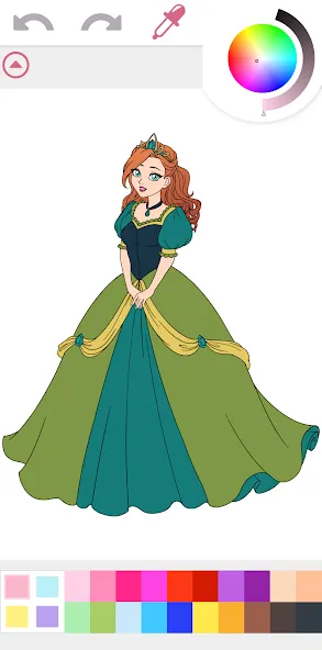 Скачать Princess Coloring Book Game бесплатно — Все раскраски открыты бесплатно — скриншот 5 Скачать Princess Coloring Book Game бесплатно — Все раскраски открыты бесплатно — скриншот 5