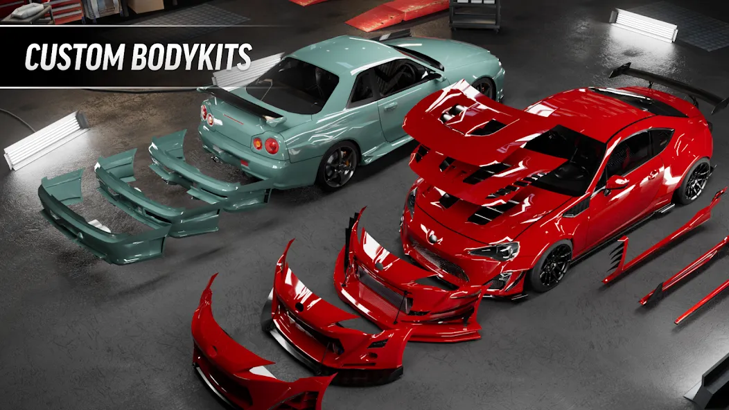 Drift Max Pro Car Racing Game мод на Андроид: Безлимитные деньги и все машины открыты — скриншот 2