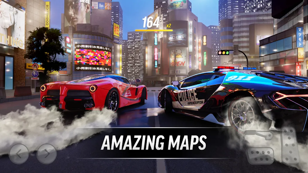 Drift Max Pro Car Racing Game мод на Андроид: Безлимитные деньги и все машины открыты — скриншот 5