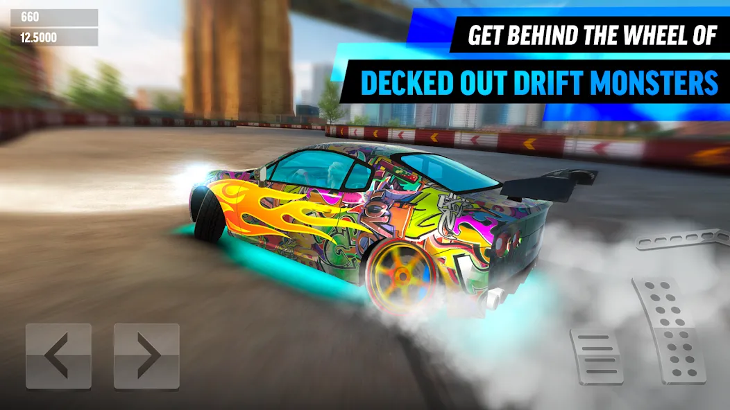 Drift Max World - Racing Game мод на Андроид: Безлимитные деньги и машины — скриншот 1