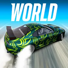Drift Max World - Racing Game мод на Андроид: Безлимитные деньги и машины