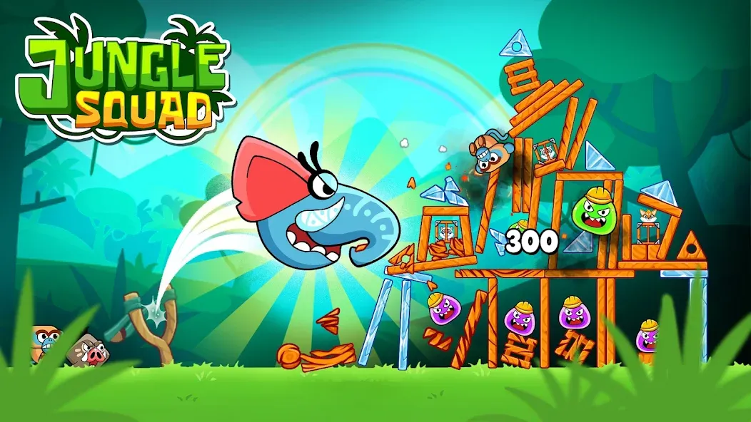 Jungle Squad: Rescue Animals — последняя версия с модом (Безлимитные монеты и открытые уровни) — скриншот 1 Jungle Squad: Rescue Animals — последняя версия с модом (Безлимитные монеты и открытые уровни) — скриншот 1