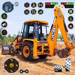 JCB Excavator Construction 3D бесплатно на Андроид — мод: Безлимитные деньги и всё открыто