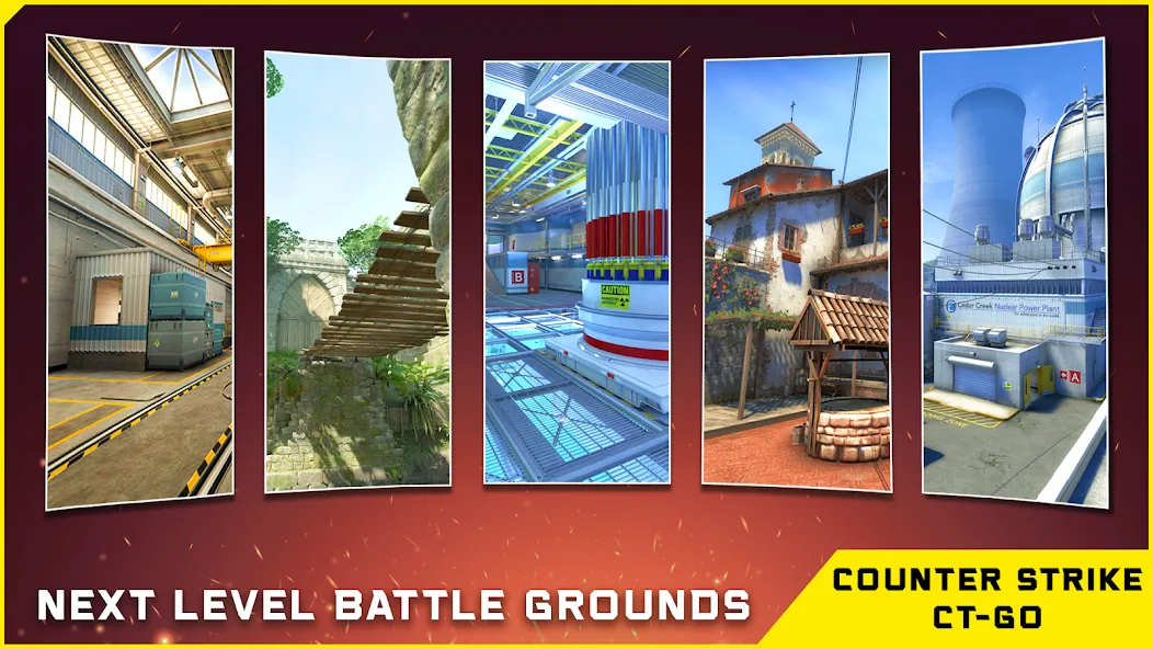 Counter Strike CT-GO Offline взлом на Андроид — Контртеррористы с улучшенным оружием — скриншот 5 Counter Strike CT-GO Offline взлом на Андроид — Контртеррористы с улучшенным оружием — скриншот 5