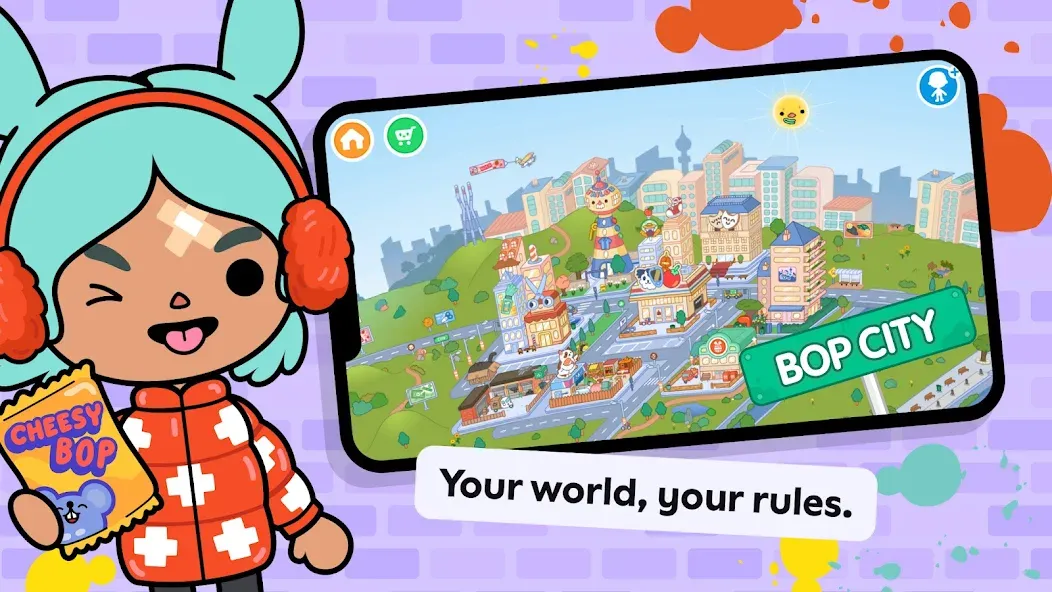 Toca Boca World взломанный APK — Открыты все локации и персонажи — скриншот 1 Toca Boca World взломанный APK — Открыты все локации и персонажи — скриншот 1