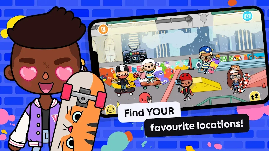Toca Boca World взломанный APK — Открыты все локации и персонажи — скриншот 3 Toca Boca World взломанный APK — Открыты все локации и персонажи — скриншот 3