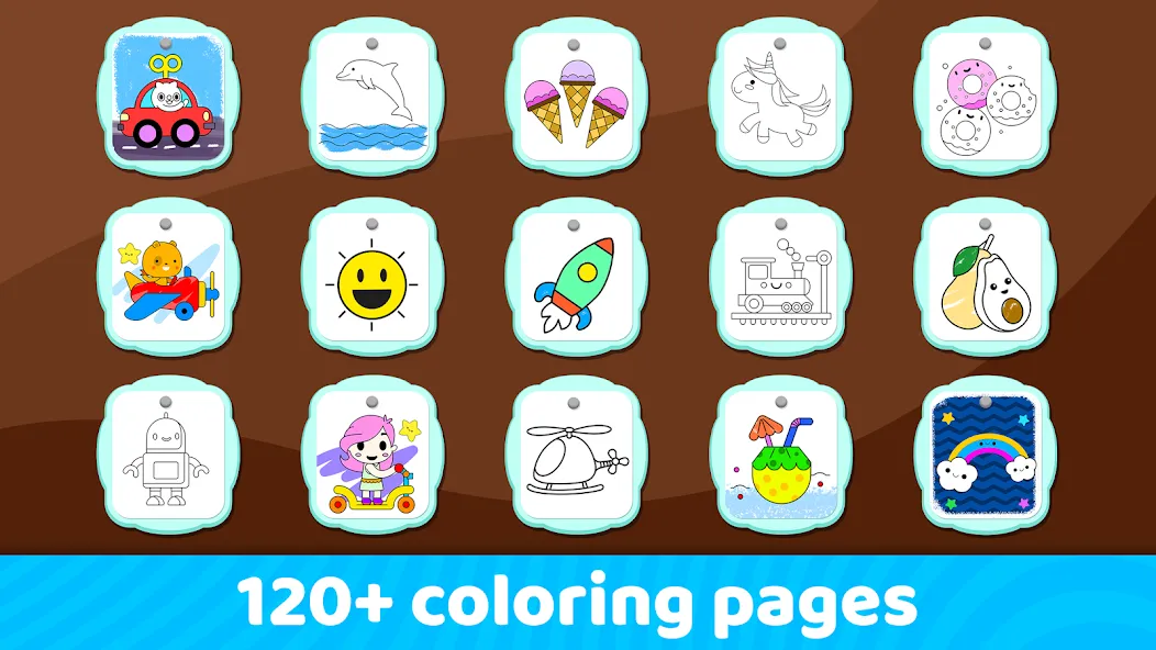 Toddler Coloring Book For Kids взлом на Андроид — Все раскраски разблокированы — скриншот 4