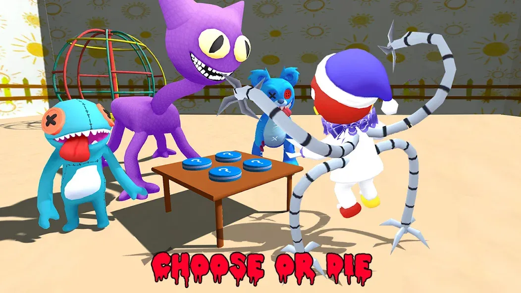 Hide N Seek: Find The Monster взлом APK — Открыты все уровни и скины — скриншот 2
