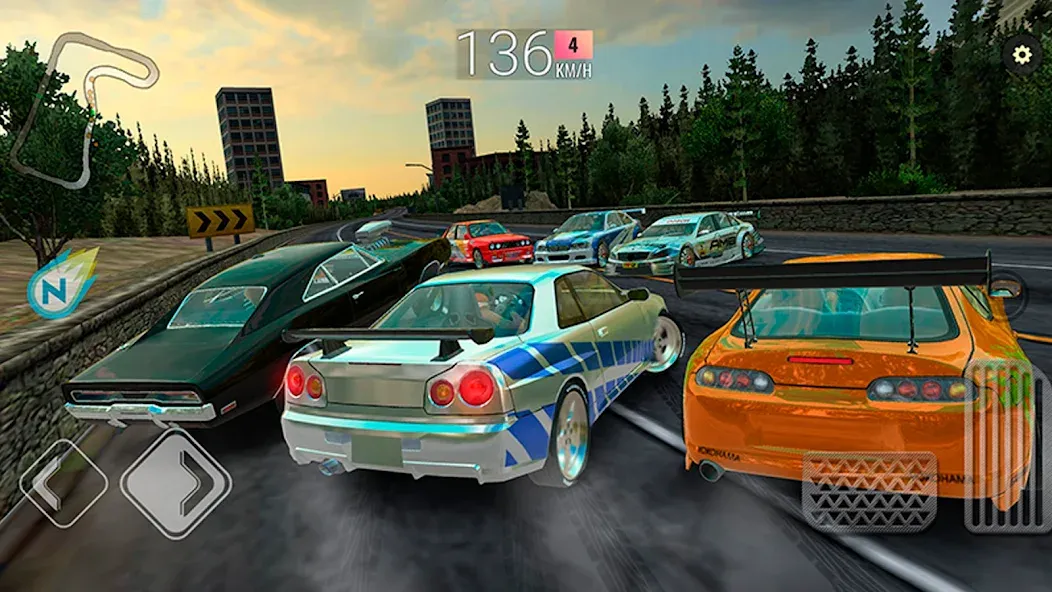Racing in Car - Multiplayer (Мод: Безлимитные деньги и все машины открыты) — скачать на Андроид — скриншот 5 Racing in Car - Multiplayer (Мод: Безлимитные деньги и все машины открыты) — скачать на Андроид — скриншот 5