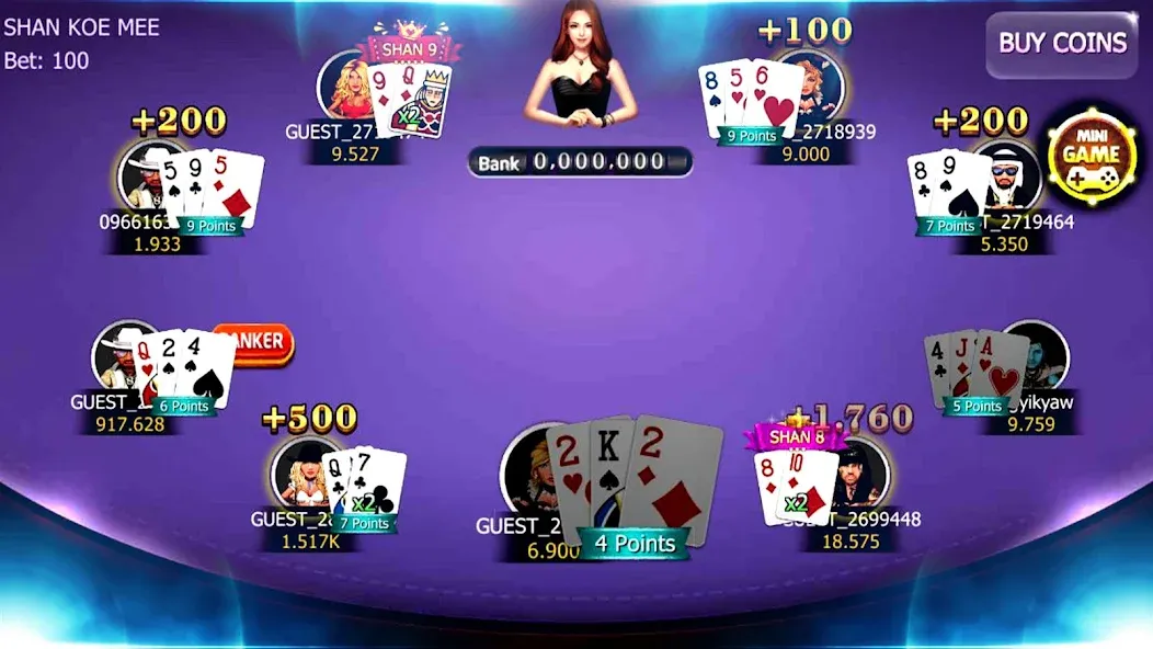 Win88 - Shan Koe Mee MOD APK: Без рекламы и много монет — скриншот 1 Win88 - Shan Koe Mee MOD APK: Без рекламы и много монет — скриншот 1
