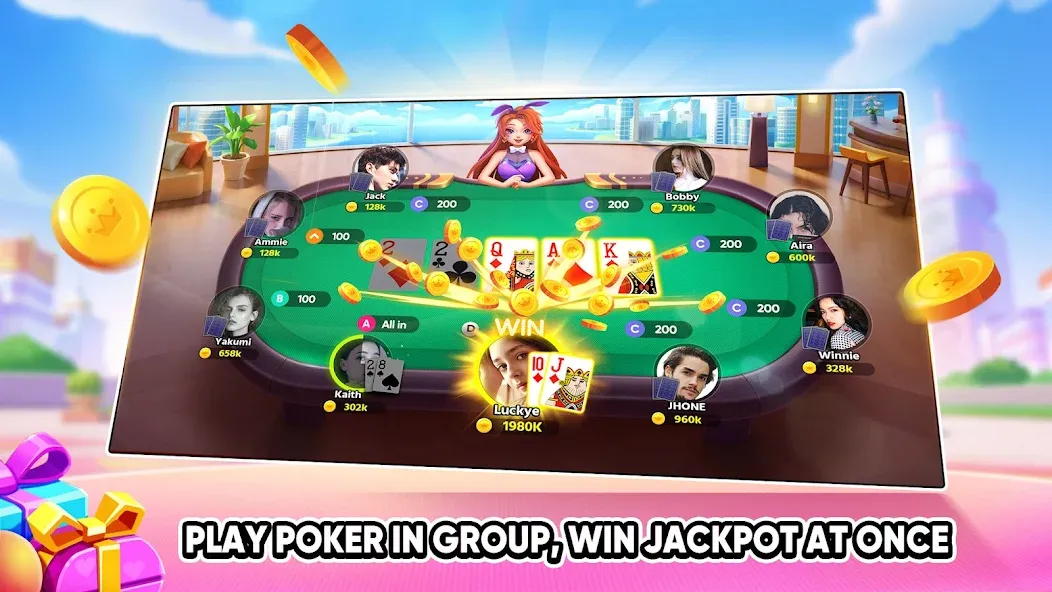 Tongits Go - Mines Slots Pusoy мод на Андроид: Безлимитные монеты и разблокированы все игры — скриншот 4 Tongits Go - Mines Slots Pusoy мод на Андроид: Безлимитные монеты и разблокированы все игры — скриншот 4