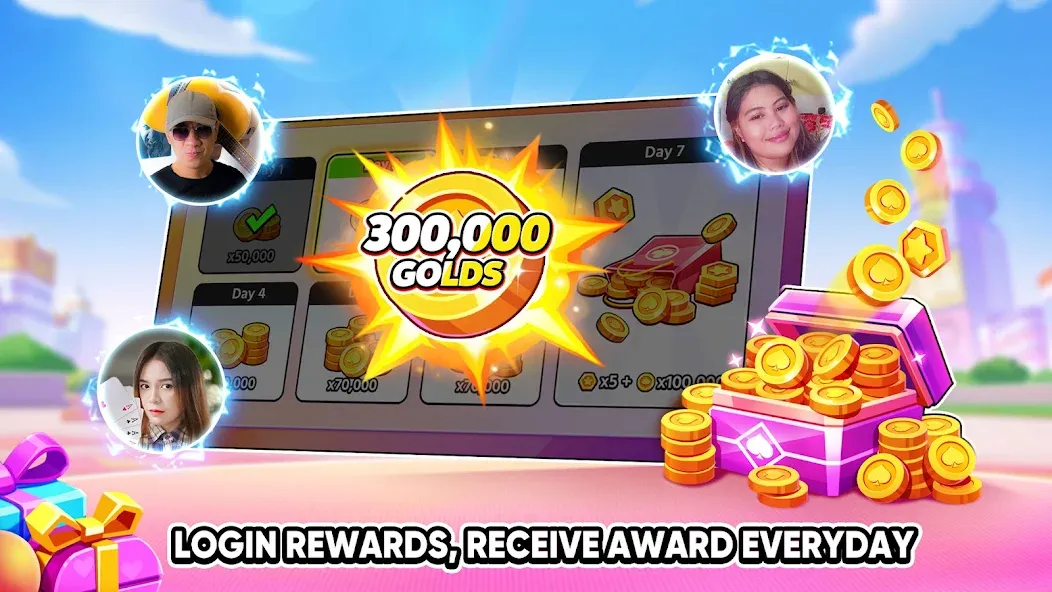 Tongits Go - Mines Slots Pusoy мод на Андроид: Безлимитные монеты и разблокированы все игры — скриншот 5 Tongits Go - Mines Slots Pusoy мод на Андроид: Безлимитные монеты и разблокированы все игры — скриншот 5