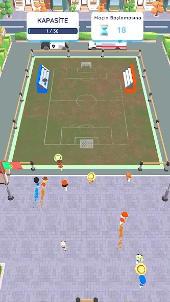 Stadium Master: Idle Game бесплатно на Андроид — мод: Безлимитные деньги и улучшения — скриншот 1