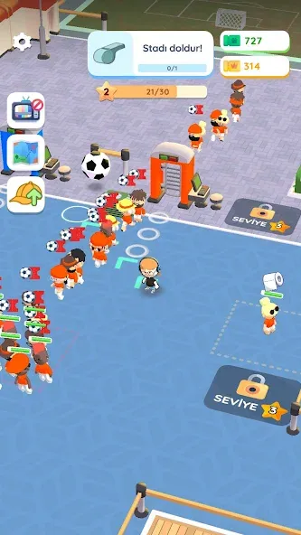 Stadium Master: Idle Game бесплатно на Андроид — мод: Безлимитные деньги и улучшения — скриншот 2