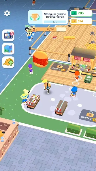 Stadium Master: Idle Game бесплатно на Андроид — мод: Безлимитные деньги и улучшения — скриншот 3