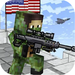 American Block Sniper Survival на телефон — скачать мод: Безлимитные патроны и здоровье