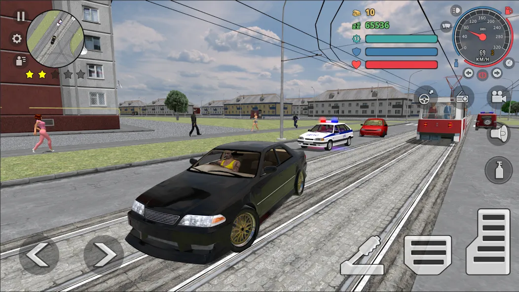 Criminal Russia 3D. Boris — Много денег и открыты машины, скачать мод APK — скриншот 1
