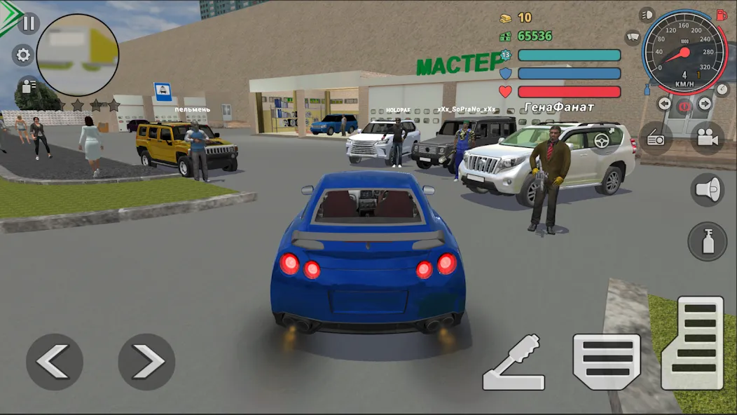 Criminal Russia 3D. Boris — Много денег и открыты машины, скачать мод APK — скриншот 2