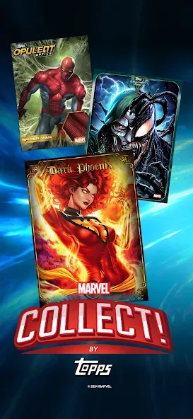 Скачать Marvel Collect! by Topps® Mod APK — Неограниченные монеты и редкие карты — скриншот 1