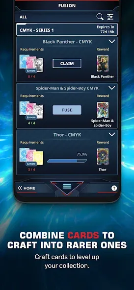 Скачать Marvel Collect! by Topps® Mod APK — Неограниченные монеты и редкие карты — скриншот 4