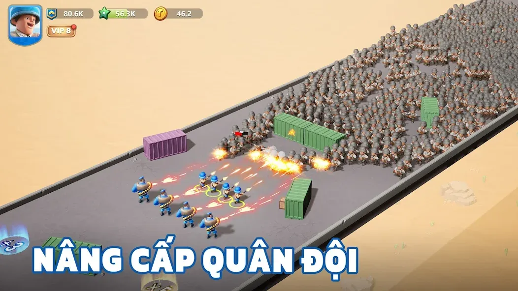 Top War: Battle Game - Funtap взломанный APK — Много ресурсов и алмазов — скриншот 3 Top War: Battle Game - Funtap взломанный APK — Много ресурсов и алмазов — скриншот 3
