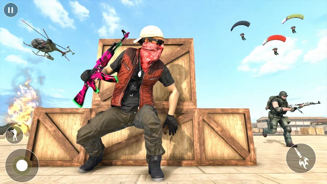 Скачать мод Battlegrounds Fire Squad War — Безлимитные деньги и оружие — скриншот 1 Скачать мод Battlegrounds Fire Squad War — Безлимитные деньги и оружие — скриншот 1