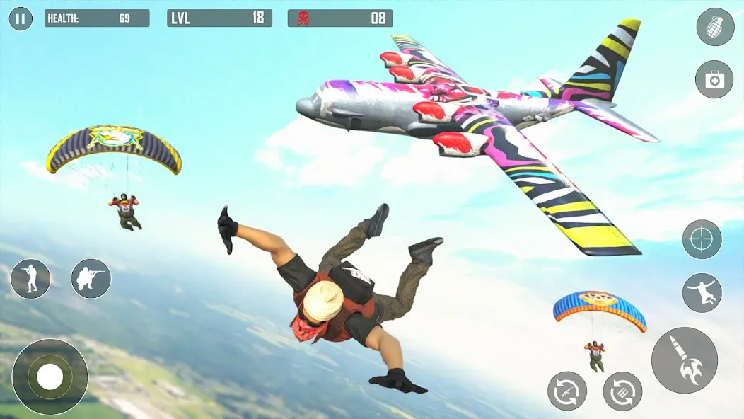 Скачать мод Battlegrounds Fire Squad War — Безлимитные деньги и оружие — скриншот 2 Скачать мод Battlegrounds Fire Squad War — Безлимитные деньги и оружие — скриншот 2