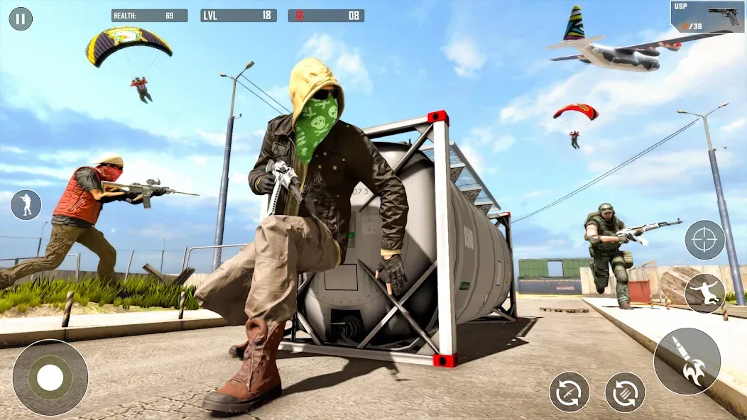 Скачать мод Battlegrounds Fire Squad War — Безлимитные деньги и оружие — скриншот 5 Скачать мод Battlegrounds Fire Squad War — Безлимитные деньги и оружие — скриншот 5