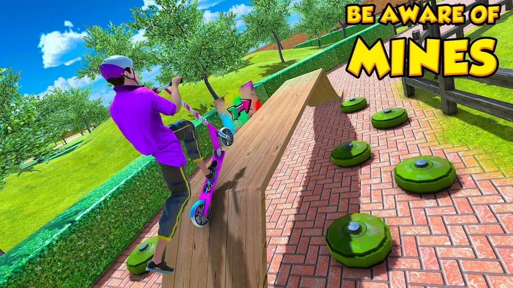 BMX Air Skate Scooter Tricks MOD APK: Безлимитные монеты и разблокированы трюки — скриншот 1 BMX Air Skate Scooter Tricks MOD APK: Безлимитные монеты и разблокированы трюки — скриншот 1