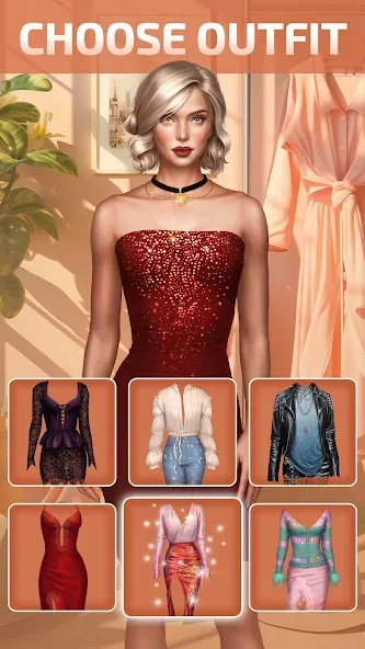 Novelize: Stories With Choices на телефон — скачать мод: Безлимитные билеты и алмазы — скриншот 2