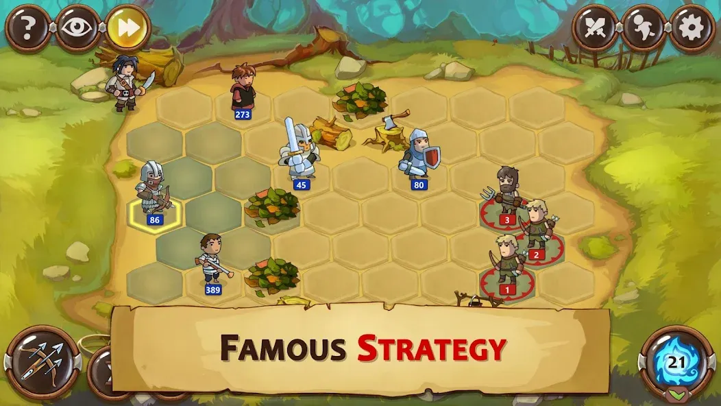 Мод Braveland Heroes — Безлимитные ресурсы и мощные герои, скачать APK — скриншот 1 Мод Braveland Heroes — Безлимитные ресурсы и мощные герои, скачать APK — скриншот 1