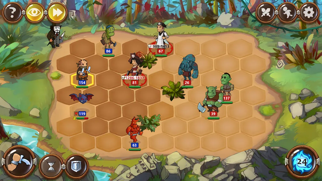 Мод Braveland Heroes — Безлимитные ресурсы и мощные герои, скачать APK — скриншот 5 Мод Braveland Heroes — Безлимитные ресурсы и мощные герои, скачать APK — скриншот 5