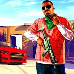 City Grand Gangster Crime на телефон — скачать мод: Безлимитные деньги и оружие