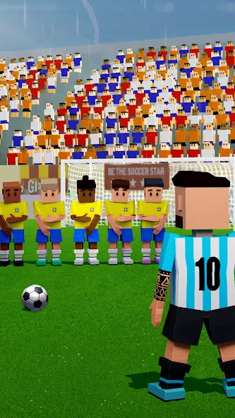 Mini Soccer Star: Football Cup на телефон — скачать мод: Безлимитные деньги и энергия — скриншот 1 Mini Soccer Star: Football Cup на телефон — скачать мод: Безлимитные деньги и энергия — скриншот 1