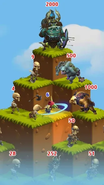Скачать Dungeon Crusher: Soul Hunters на Андроид с модом — Безлимитные деньги и усиленные герои — скриншот 3