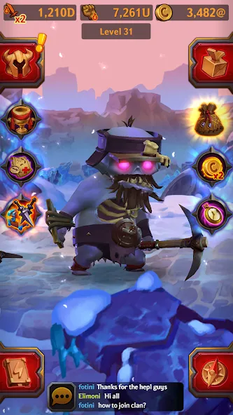 Скачать Dungeon Crusher: Soul Hunters на Андроид с модом — Безлимитные деньги и усиленные герои — скриншот 5