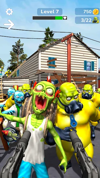 Tower Gunner: Zombie Shooter — скачать мод: Много денег и патронов — скриншот 2