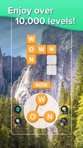Puzzlescapes Word Search Games — скачать мод: Без рекламы и все подсказки доступны — скриншот 1 Puzzlescapes Word Search Games — скачать мод: Без рекламы и все подсказки доступны — скриншот 1